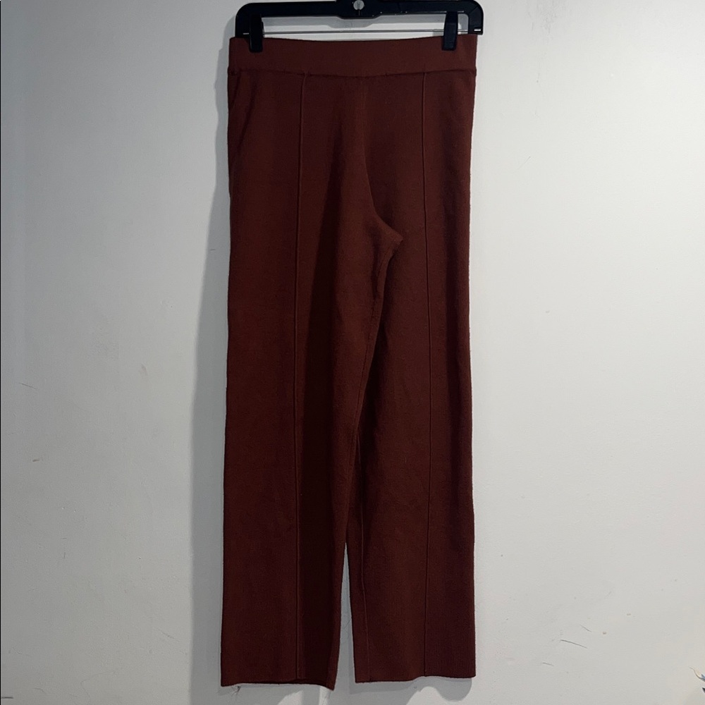 MARLED BY REUNITED knit brown sweater pants